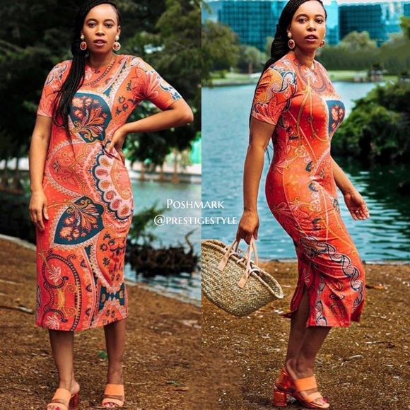 HTF Farm Rio Giannina Knit Midi Dress - Picture 4 of 11